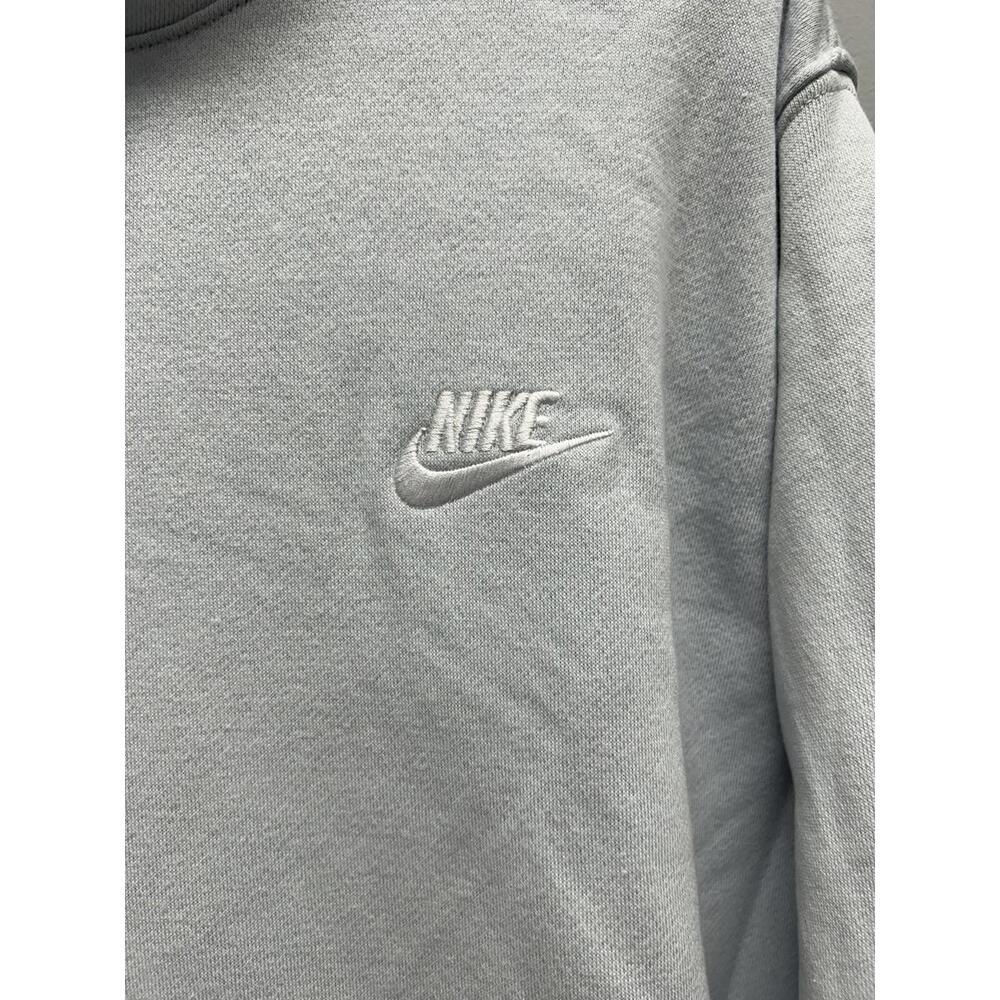 Nike Men's Light Gray Pullover Hoodie - Picture 2 of 7